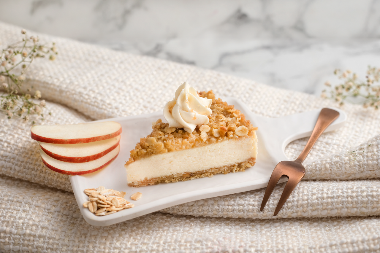 Apple Crumble Cheesecake Slice - Pack of 6