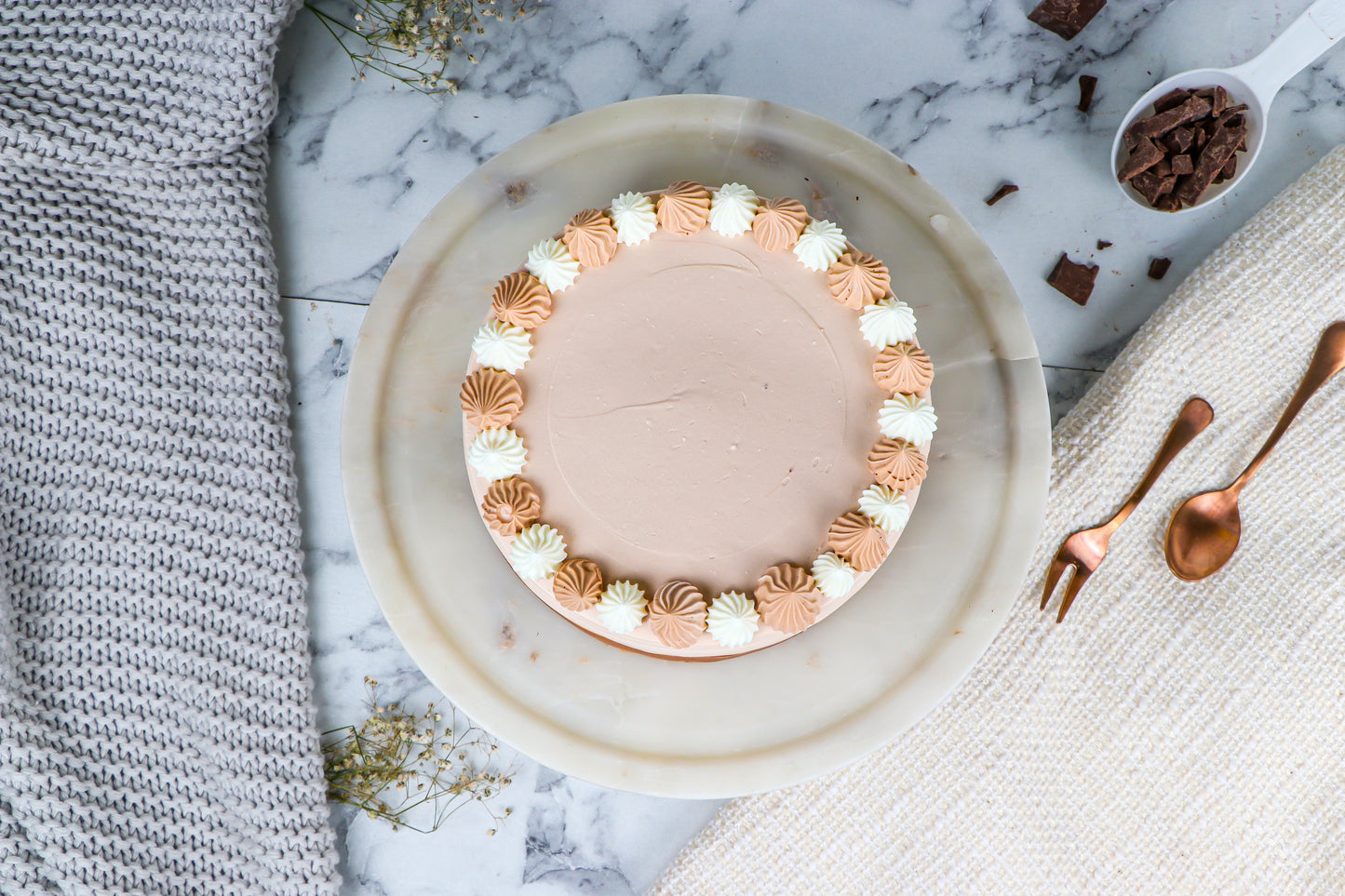 Chocolate Vanilla Cake
