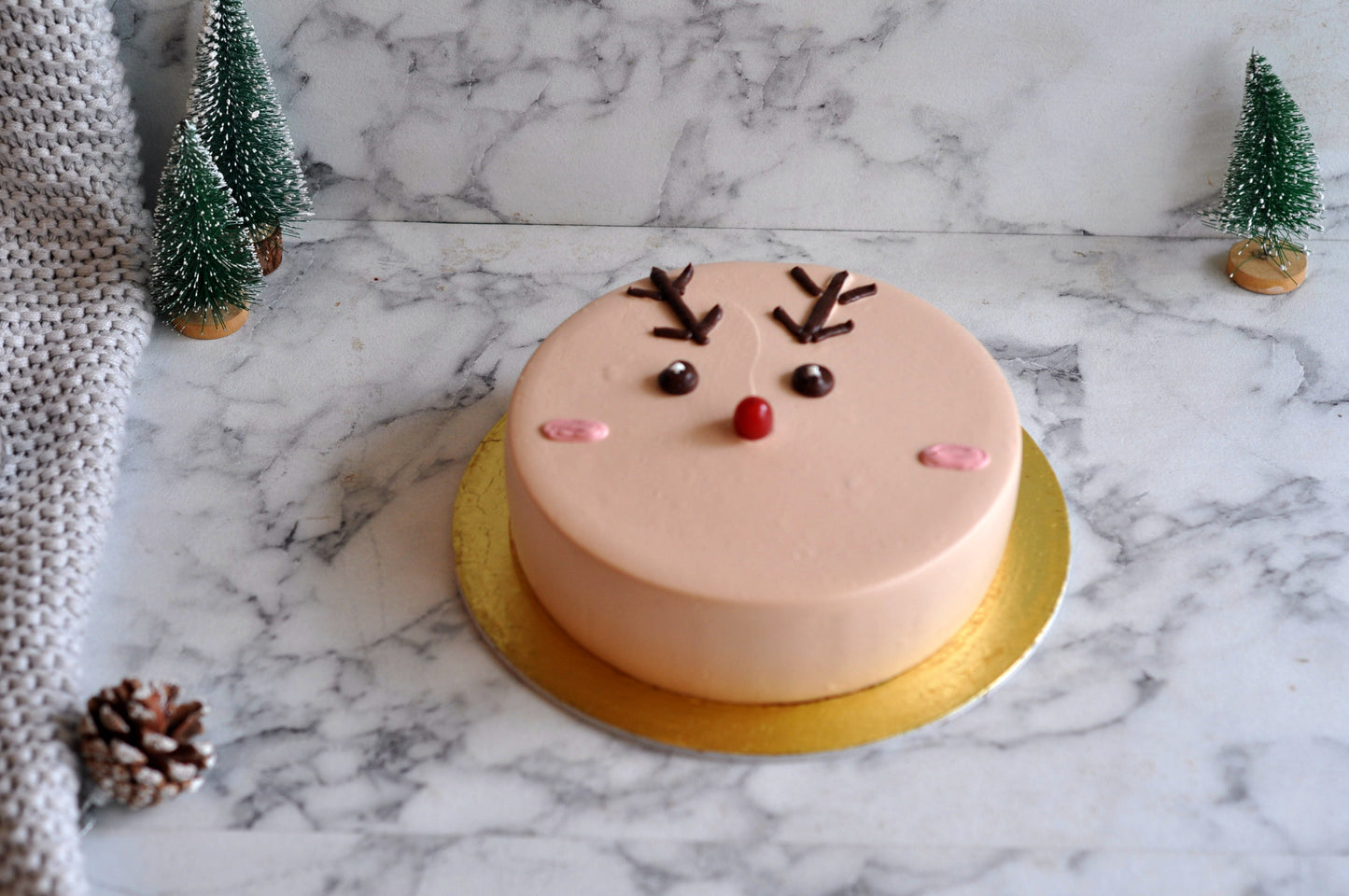 Christmas Reindeer Cake