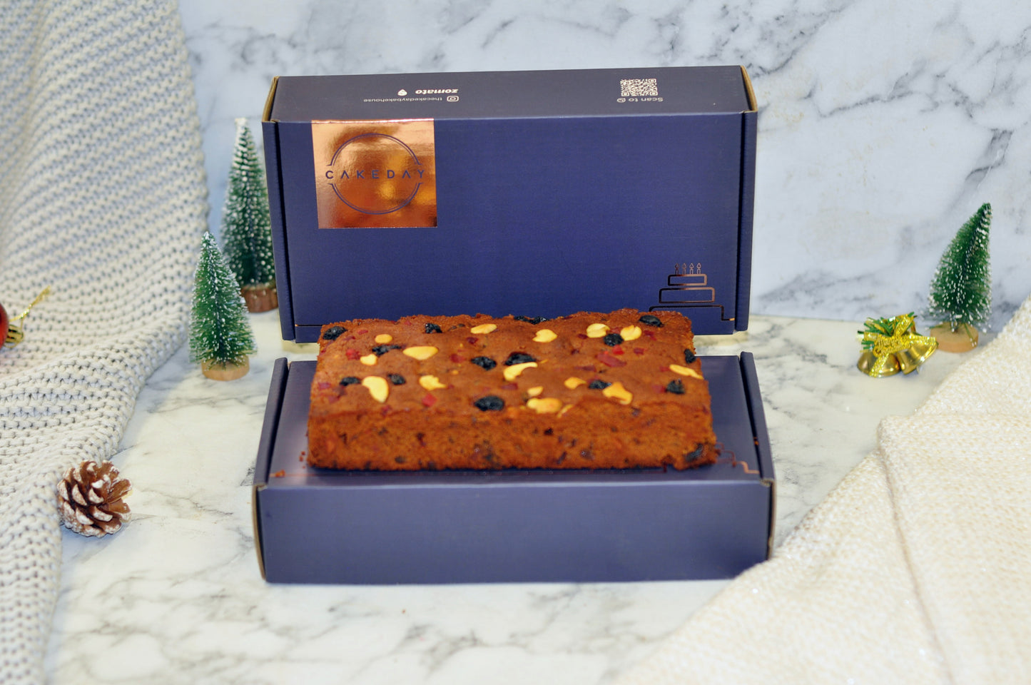 Plum Cake Loaf - Christmas Gift Box