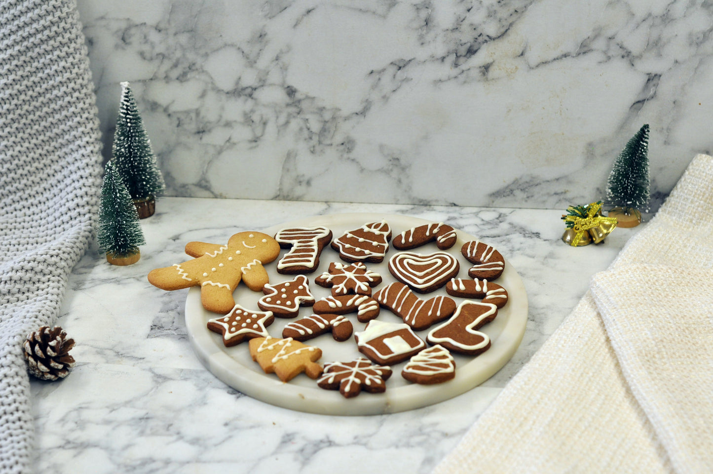 Christmas Ginger Cookies - Assorted Small