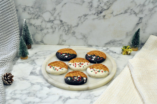 Christmas Cookies Chocolate Dipped - Pack of 4