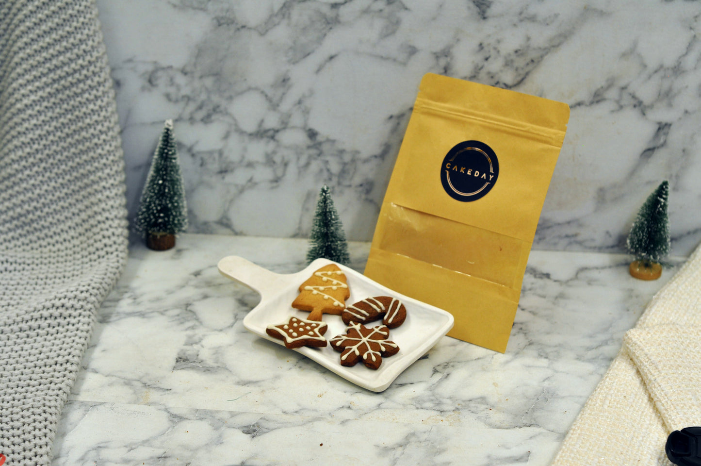 Christmas Ginger Cookies - Assorted Small