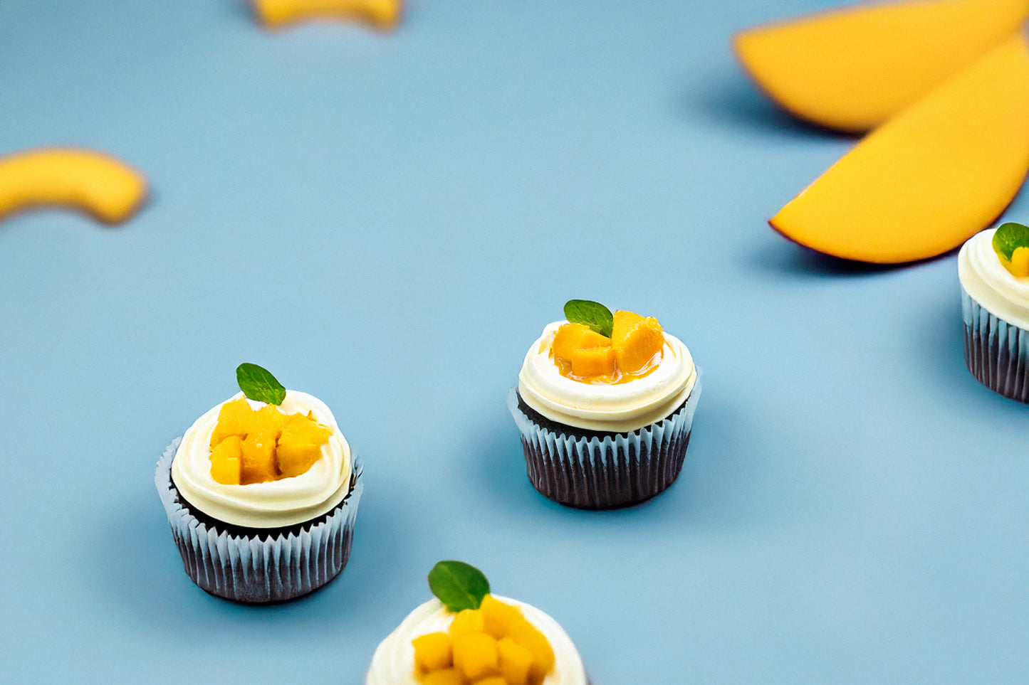 Mango Chocolate Cupcake