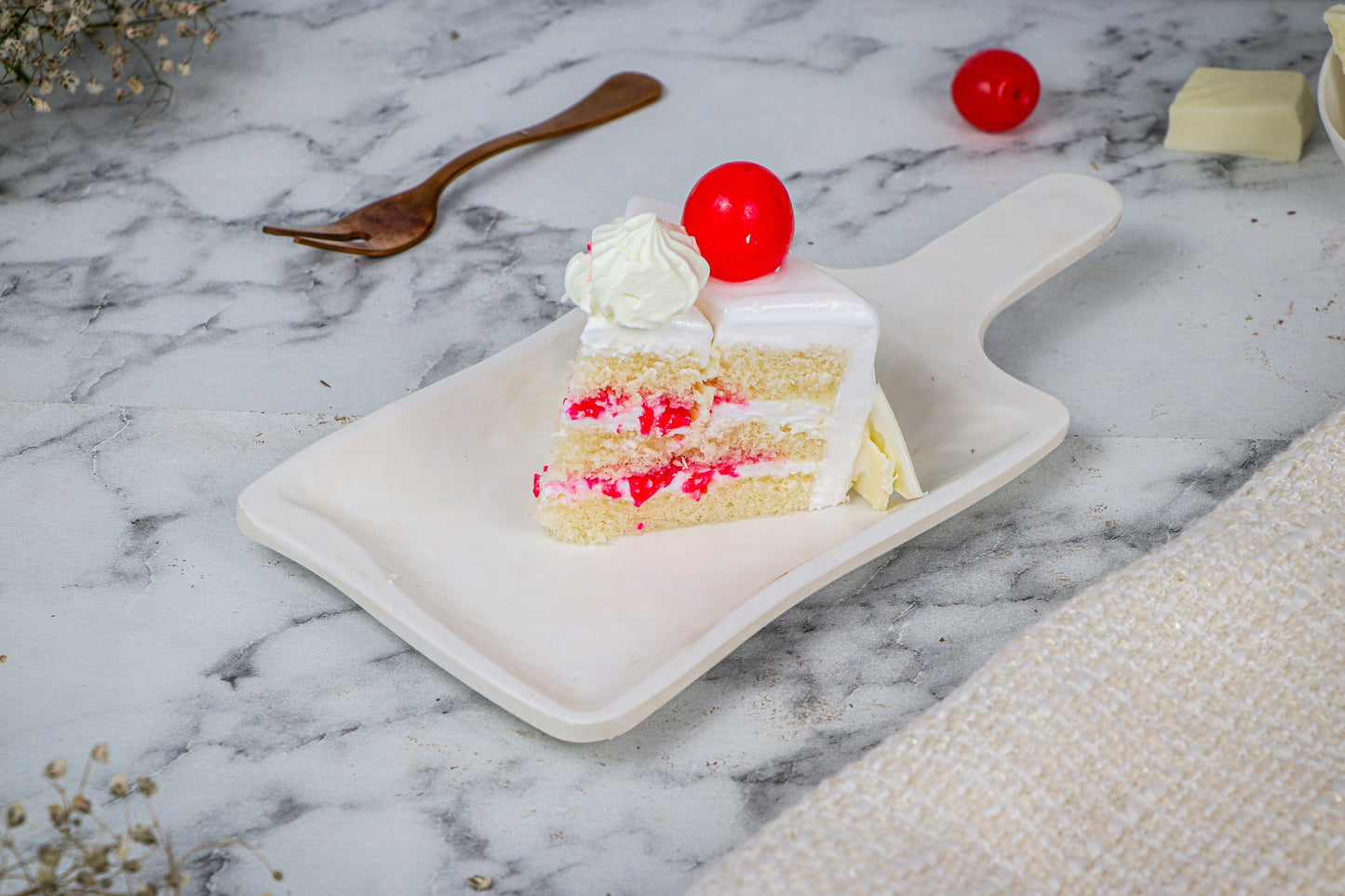 White Forest Cake