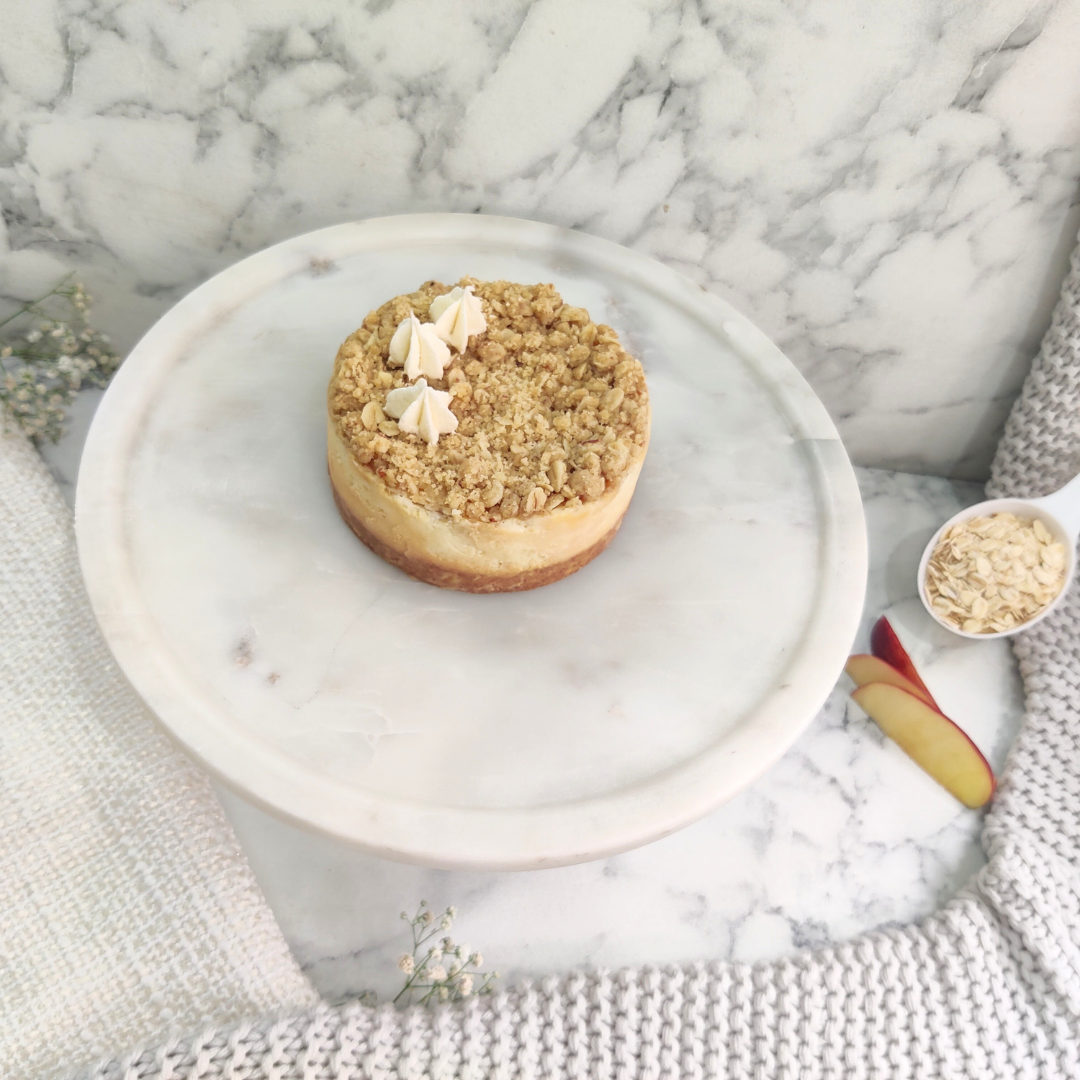 Apple Crumble Bento Cheesecake