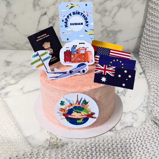 Theme Cakes: Wanderlust and Travel