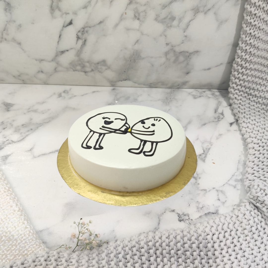 Bhai Dooj / Bhai beej Doodle Cake