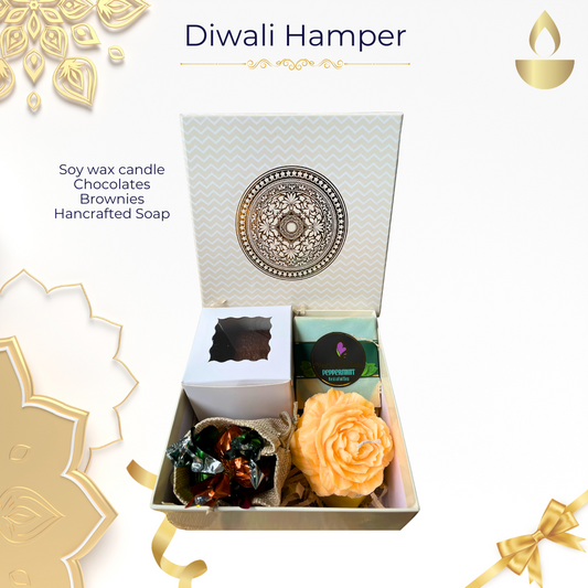 Diwali Gift Hamper Cream - 6*6 Box