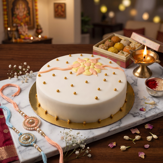 Sunshine Rakhi Cake | Raksha Bandhan Cake