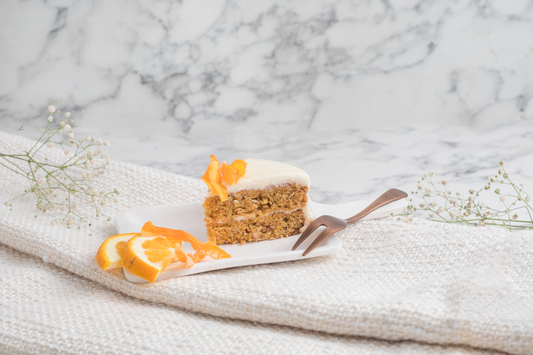 Carrot Orange Cake Slice - Pack of  6