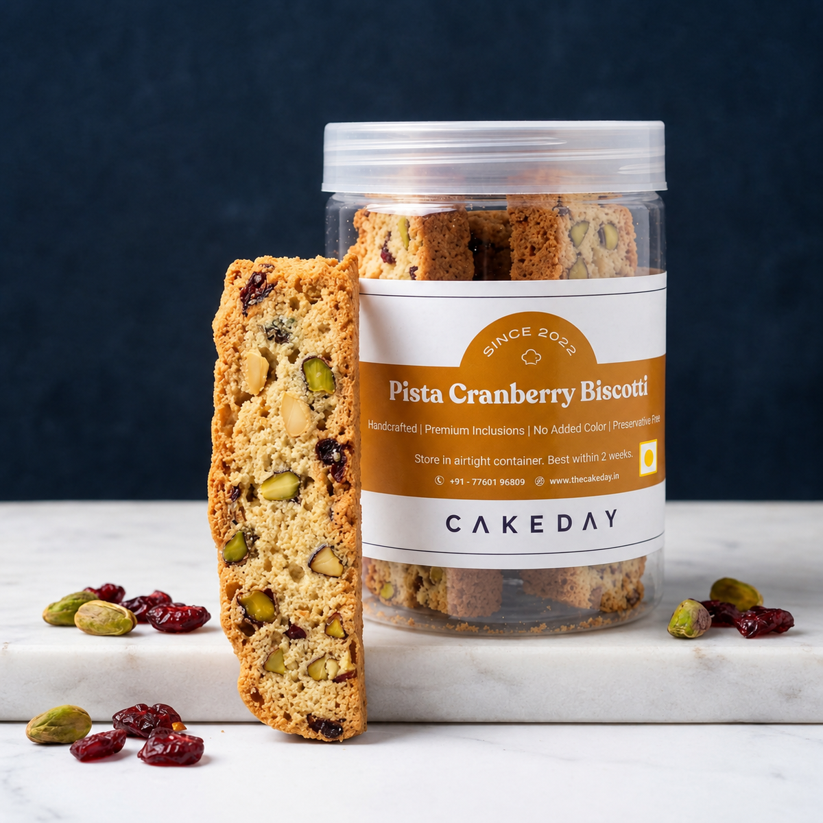 Pistachio Cranberry Biscotti