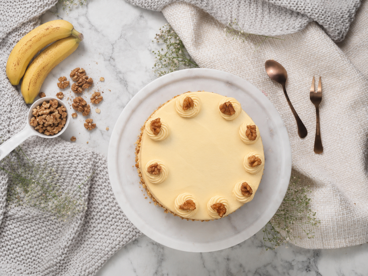 Banana Walnut Cake