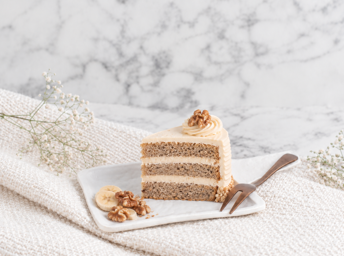 Banana Walnut Cake
