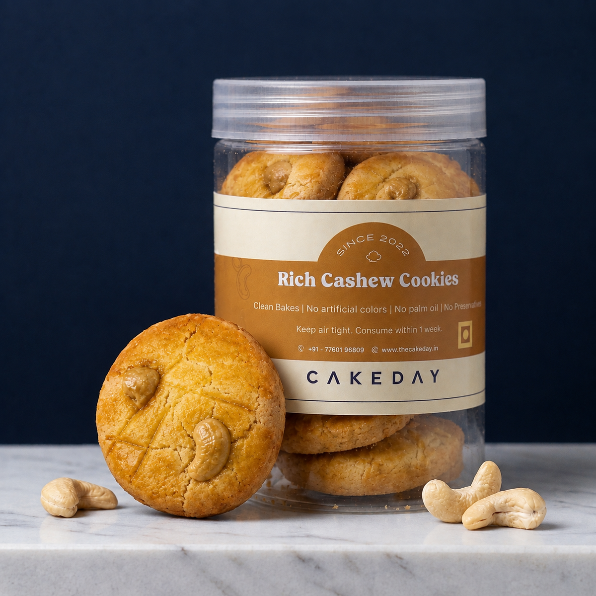Rich Cashew Cookies