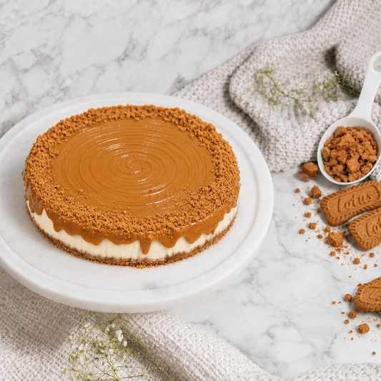 Lotus Biscoff Cheesecake - Crave in Caramel