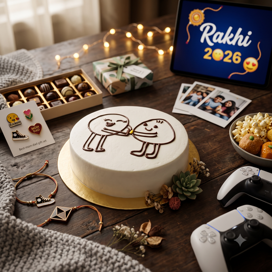 Rakhi Doodle Cake – Partners in Crime 👫🎀