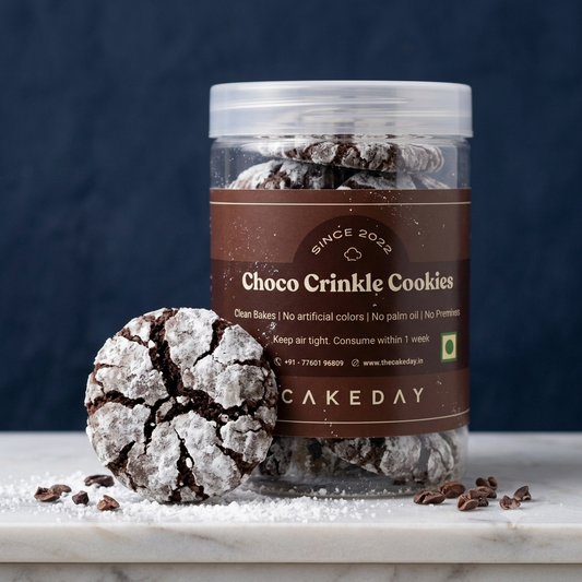 Midnight Choco Crinkle Cookies