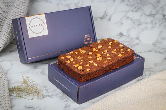 Walnut Brownie Loaf - Diwali Gift Box