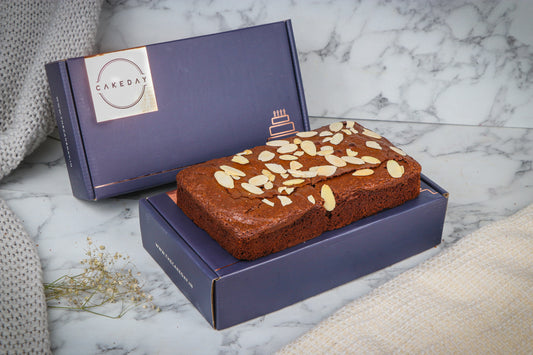 Almond Brownie Loaf - Christmas Gift Box