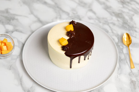 Chocolate Mango Bento Cake