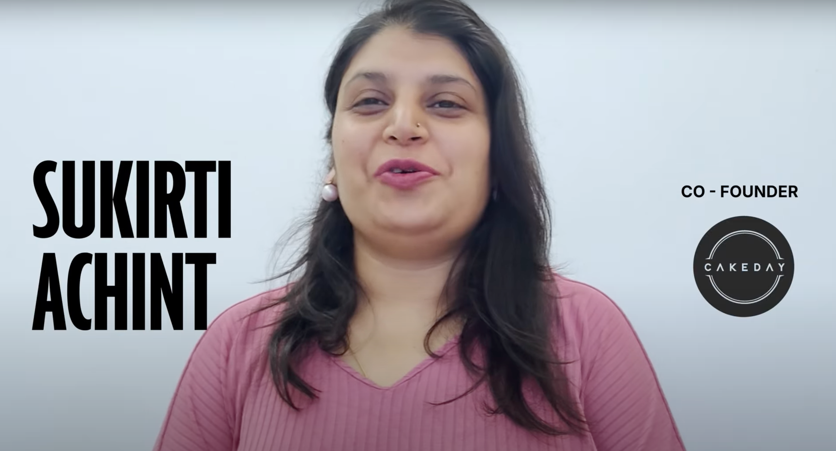 Load video: CAKEDAY FOUNDER SUKIRTI FOR RAZORPAY BACKING THE BOLDEST CAMPAIGN