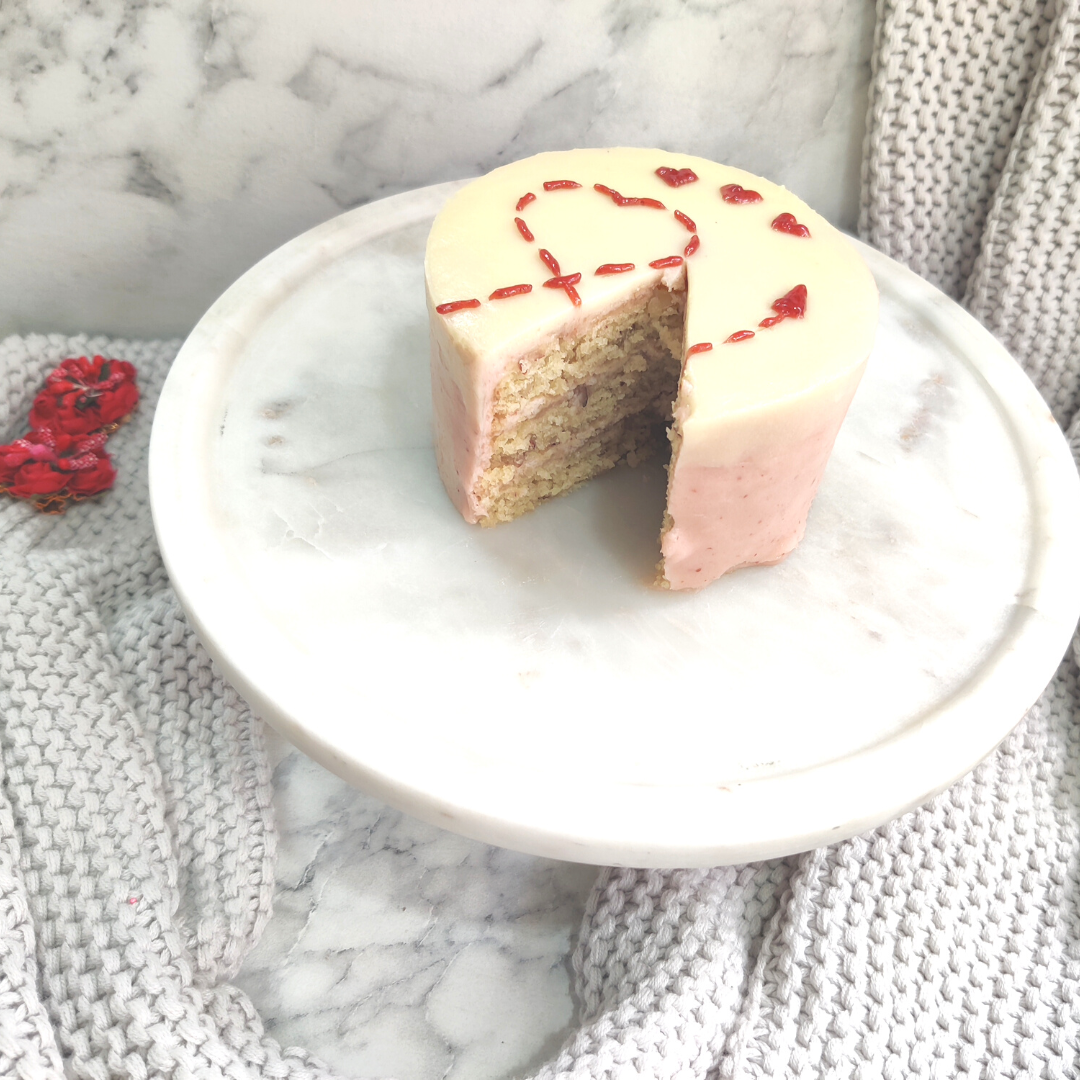 Strawberry Bento Cake - mini cake