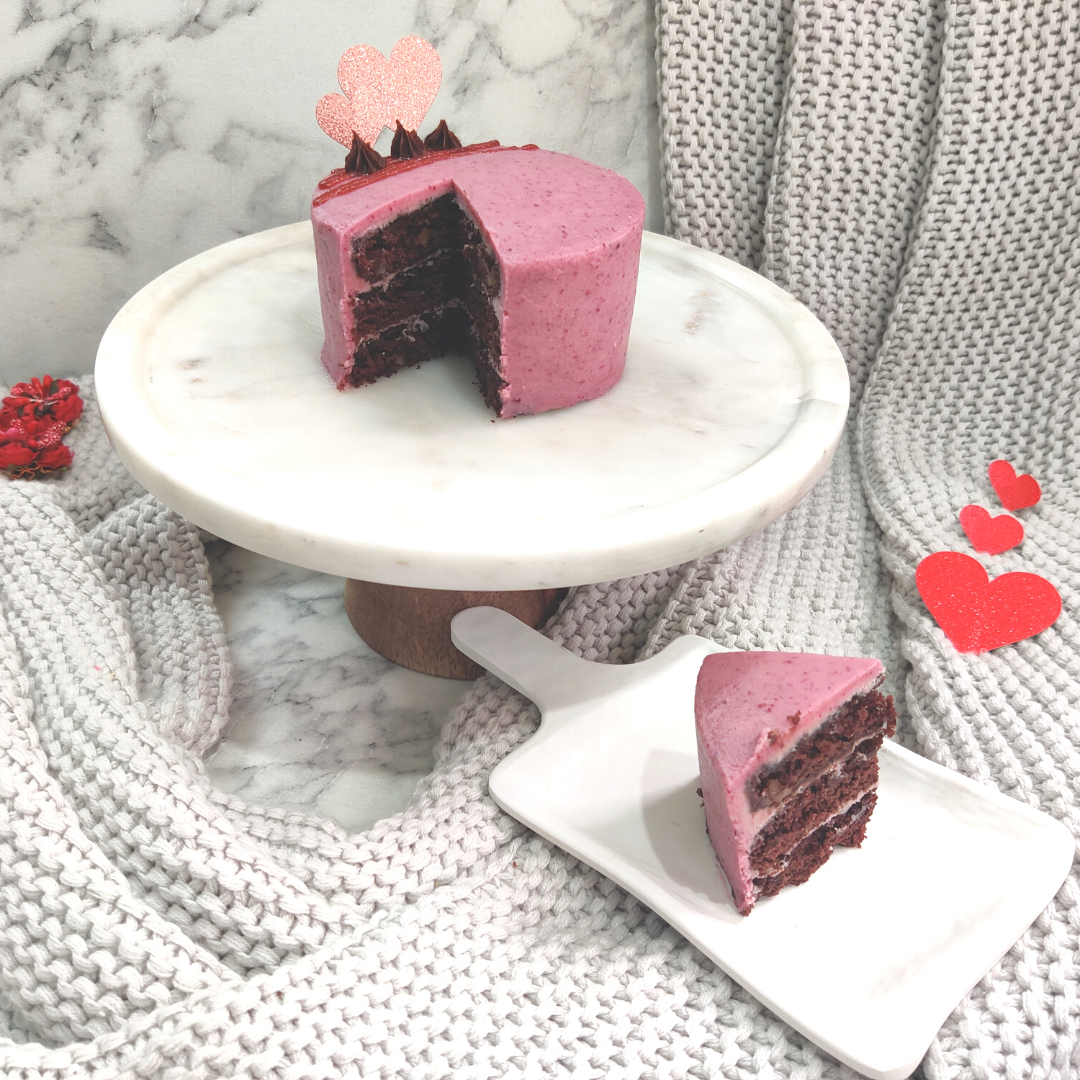 Chocolate Raspberry Bento Cake