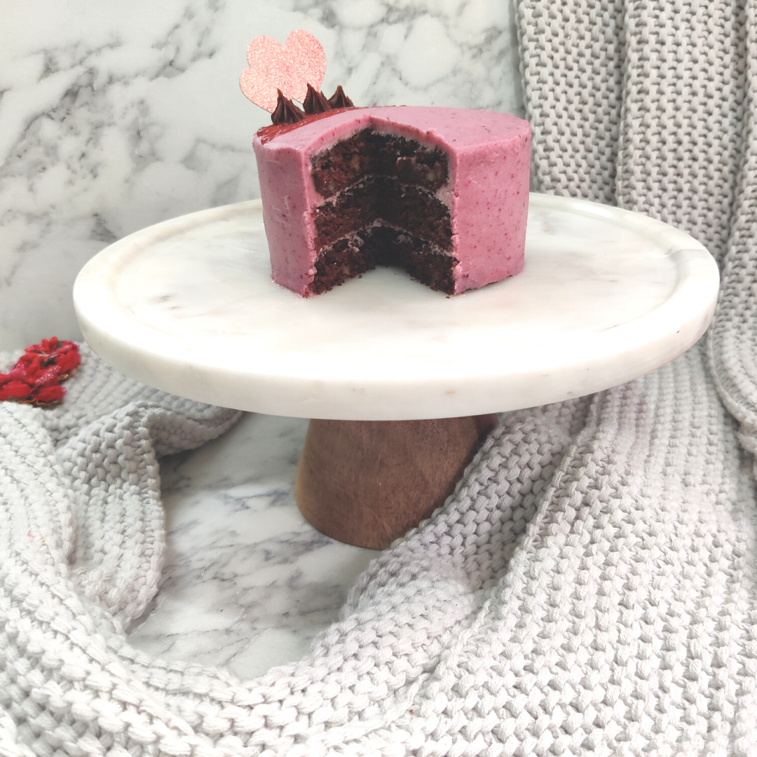 Chocolate Raspberry Bento Cake