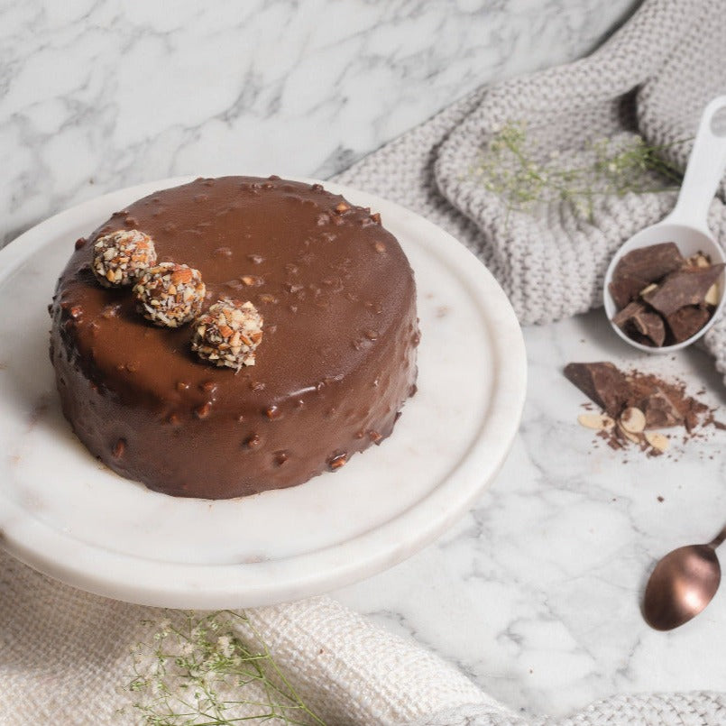 Chocolate Almond Truffle Cake