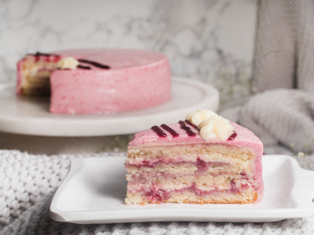 Raspberry Vanilla Cake