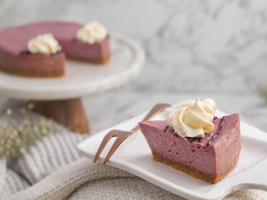 raspberry cheesecake slice